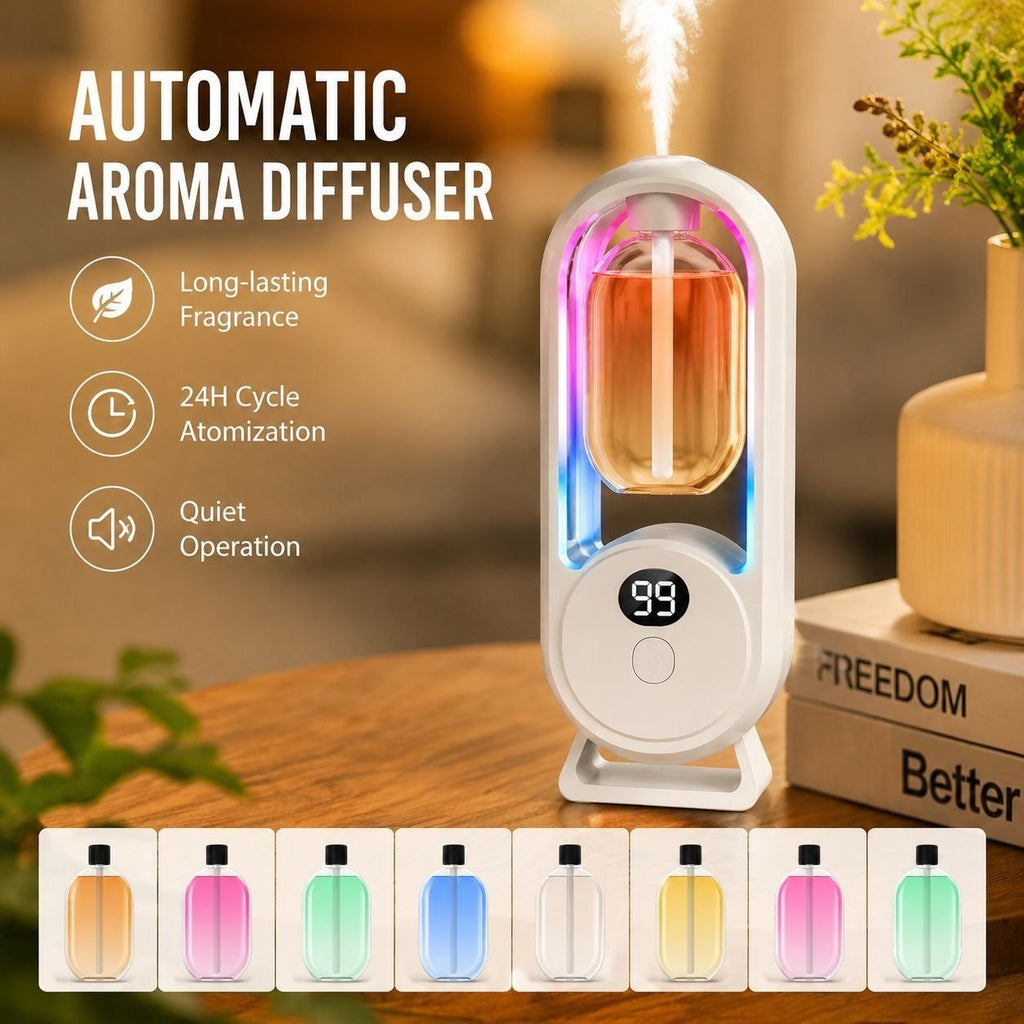 Diffuseur de parfum automatique pour espaces du quotidien