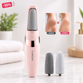 Footcleaner™ Nettoyeur de callosités électrique, de la peau dure et morte des talons et ongles à 2 Rouleaux