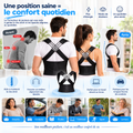 Correcteur de Posture Dorsale Réglable – Dos Droit & Épaules Alignées