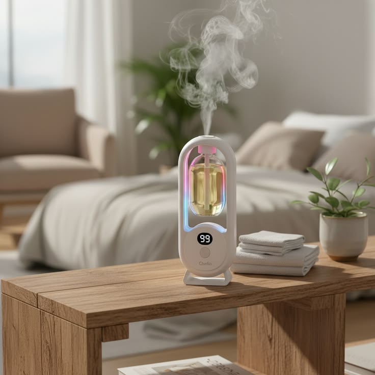 Diffuseur de parfum automatique pour espaces du quotidien